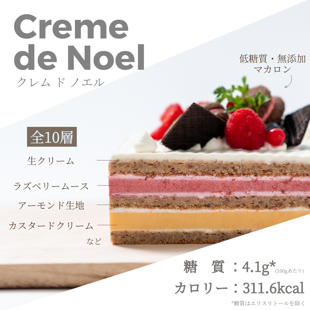 【早期予約受付】低糖質クリスマスケーキ！お得なセットも！＊数量限定