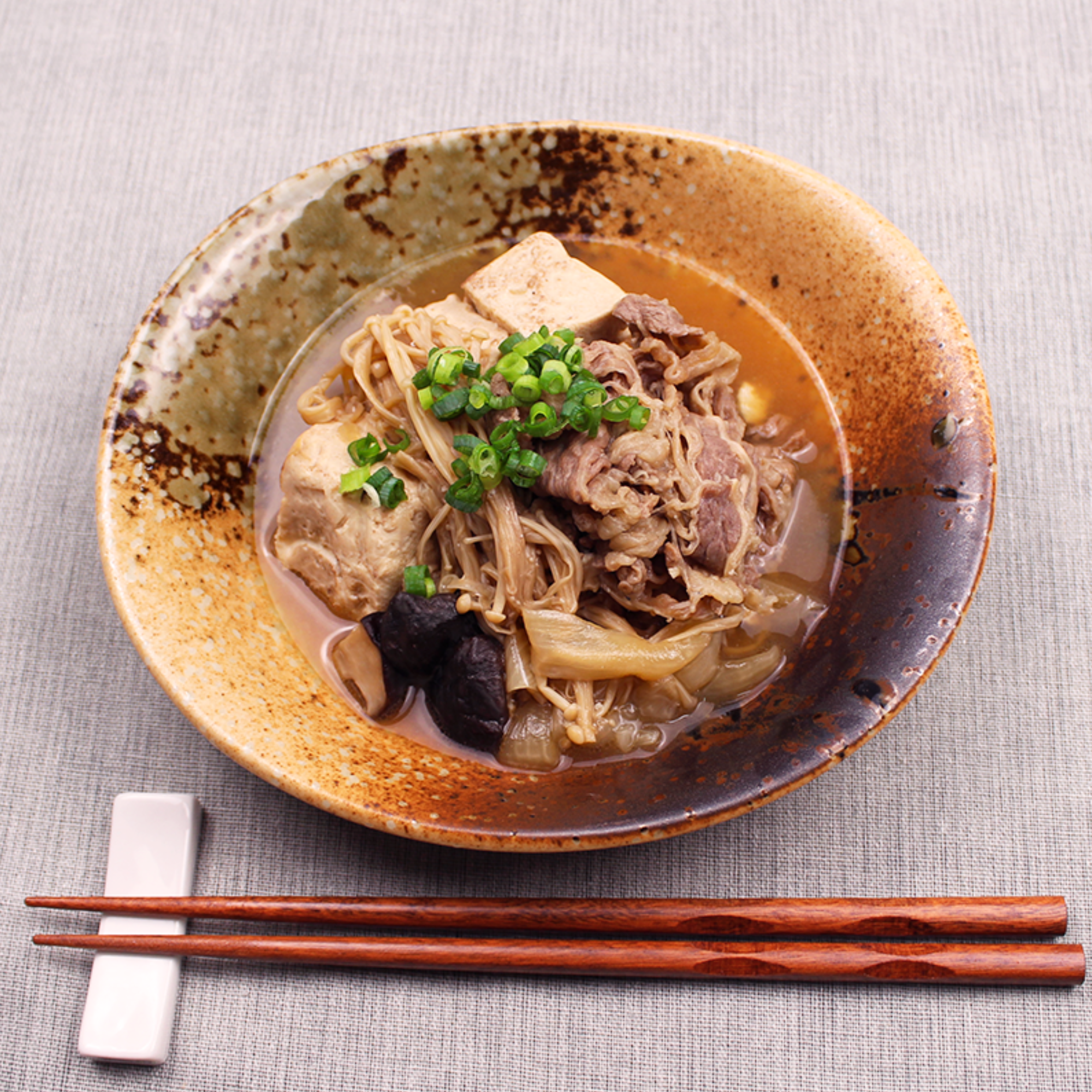 牧草牛の肉豆腐